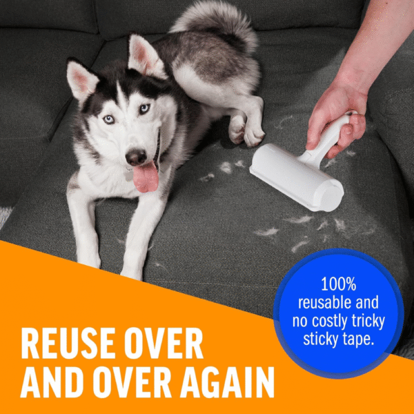 ChomChom Pet Hair Remover – Reusable Lint Roller for Dogs & Cats - Image 2