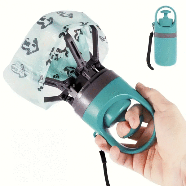 Portable Dog Waste Scoop with Bag Dispenser – Outdoor Poop Pickup Tool - Image 3