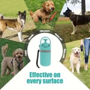 Portable Dog Waste Scoop with Bag Dispenser – Outdoor Poop Pickup Tool