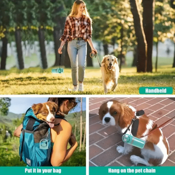 Portable Dog Waste Scoop with Bag Dispenser – Outdoor Poop Pickup Tool - Image 2