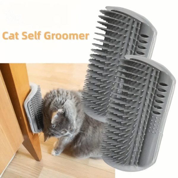 Wall-Mounted Cat Groomer – Self-Grooming Massage Brush for Cats & Small Pets - Image 2