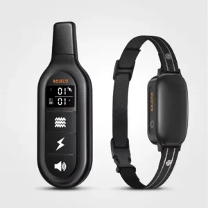 Electric Dog Training Collar with 3300ft remote control and IPX7 waterproof shock and vibration modes