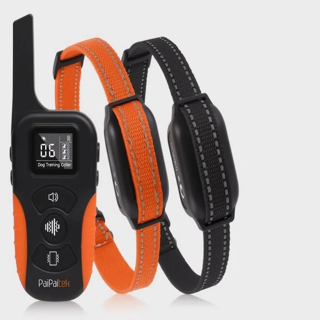 Safe Dog Training Collar with No Shock, 3200ft Remote Range, Beep Vibration, Waterproof E-Collar for All Size Dogs