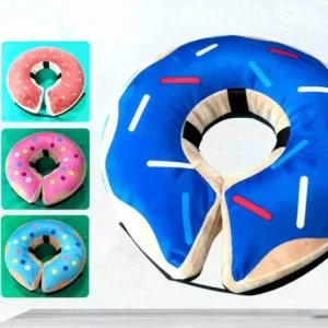 Protective Pet Recovery Elizabeth Cone Collar for Dogs and Cats - Adjustable, Inflatable, and Lick-Proof Design